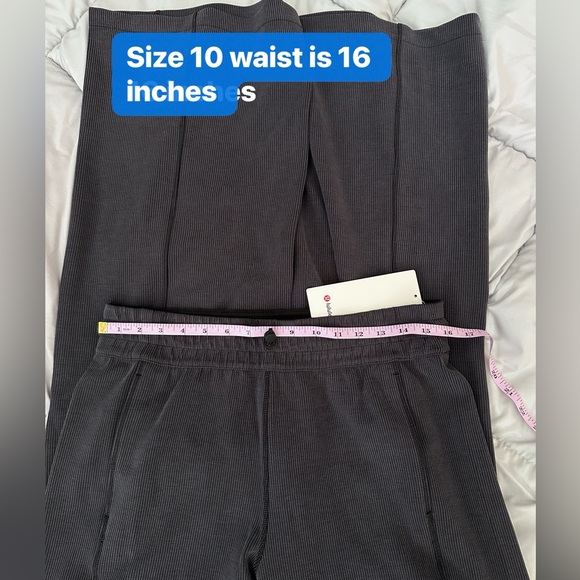 NWT Ribbed Softstreme Mid-Rise Pant 32" / BLACK - Picture 8 of 8